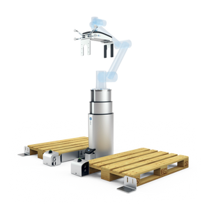 OnRobot lift100 high-payload robot lift for palletizing