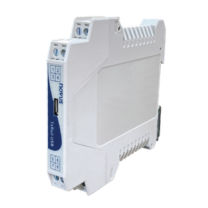 Horner Automation HE-UNITEMPCON DIN Rail Temperature Transmitter. Accepts temperature Input signals (Thermocouple J/K/T/E/N/R/S/B, PT100/1000 RTD, NTC, 0-50mV and converts to 4-20mA/0-10V output signal.