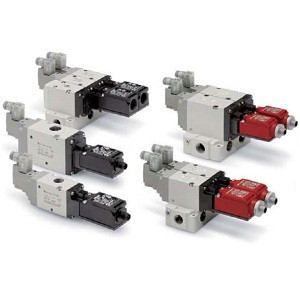 SMC VP542R-5DZ1-03-S1-X536 VP500/700-X536,X538,X555 Series Safety Standard ISO13849-1 Certified 3 Port Solenoid Valve/Residual Pressure Release Valve With Detection Of Main Valve Position Series