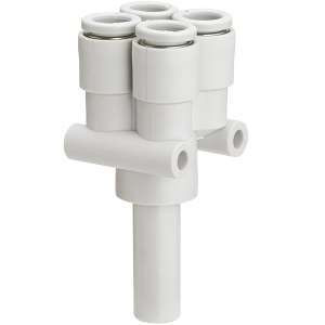 SMC 10-KQ2XD06-08A 10-KQ2XD Series Clean Series Metric Size One-touch Fittings Double Plug-in "Y"