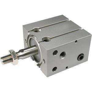 SMC CDU32-10T-M9N CU Series Free Mount Cylinder Single Acting, Single Rod, Spring Return Extend