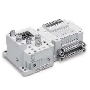 SMC JJ5SY3-10S6F4-06D-C8 JSY1000/3000/5000 Series Compact 5-Port Solenoid Valve Plug-in Connector Connecting Base EX600 Type 10 Manifold