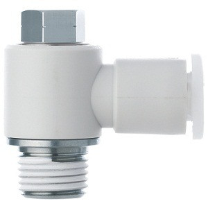 SMC KQ2V06-02GS1 KQ2V-G Series Metric Size One-touch Fittings Stainless Steel Universal Male Elbow Connection Thread R