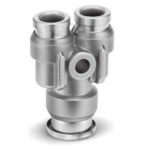 SMC KQB2U10-12-F KQB2-F Series FDA Compliant Fittings Metal One-touch Fittings Applicable Tubing