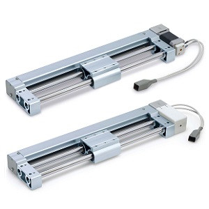 SMC LEL25LT-100-RAC918 LEL Series Electric Actuator/Guide Rod Slider Belt Drive Step Motor (Servo/24 VDC) Applicable To The JXC  Series