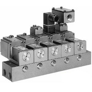 SMC VVT340-051-03N VT325 Series 3 Port Solenoid Valve Direct Operated Poppet Type Manifold Specifications