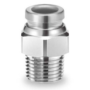 SMC KQB2H07-N02-F KQB2-F Series FDA Compliant Fittings Metal One-touch Fittings Applicable Tubing
