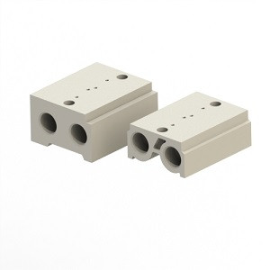 SMC 10-VV4QD15-05C4 10-VQD1000 Series Clean Series 4 Port Solenoid Valve Direct Operated Poppet Type Plug Lead Unit Manifold Base