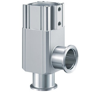 SMC XLC-16K-2M9PLA XLC-2 Series Aluminum High Vacuum Angle Valve Double Acting, Bellows Seal