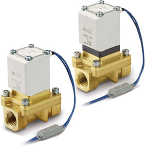 SMC VXZ246GCB VXZ Series Zero Differential Pressure Type Pilot Operated 2 Port Solenoid Valve For High Temperature Oil