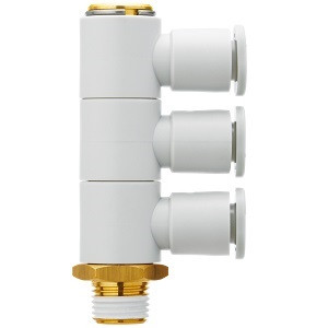 SMC KQ2VT04-03AS1 KQ2VT Series Oval Type Metric Size One-touch Fittings Connection Thread