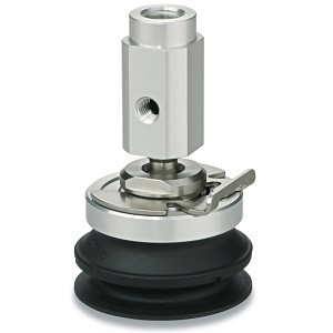 SMC ZP3E-TF50BMN-B8 ZP3E Series High Rigidity Vacuum Pad (Vacuum Suction Cup) Bellows Type with Ribs and Groove Ball Joint Type With Adapter