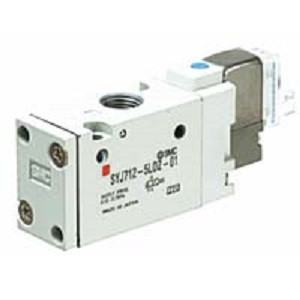 SMC 10-SYJ712M-5WOZ-01-F 10-SYJ700 Series Clean Series 3 Port Pilot Solenoid Valve Rubber Seal Body Ported Single Valve