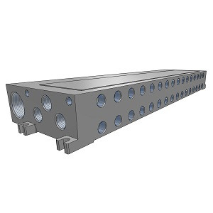 SMC VV5FS3-01T-011-02 VFS3000 Series 5 Port Solenoid Valve 5 Port Pilot Operated Solenoid Valve Manifold Specifications Plug-in Type