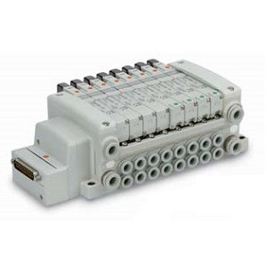 SMC VV5QC41-07C12NFD0 VQC4000 Series 5 Port Solenoid Valve Base Mounted Plug-in Unit S Kit (D-sub Connector Kit) Manifold IP40 Compliant