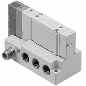 SMC SY3400R-5U1-WO-01T SY3000·5000 Series 5 Port Solenoid Valve Sub-Plate Type Plug-In IP67 Compliant