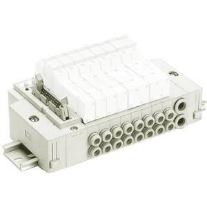 SMC SS5Y3-45PU-20B-N3 SY3000·5000 Series 5 Port Solenoid Valve Base Mounted Manifold Stacking Type/DIN Rail Mounted/Plug-in Type45P