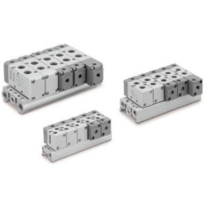 SMC VV5FA5-20-061-00N VFA1000·3000·5000 Series 5 Port Air Operated Valve Manifold Body Ported Common Exhaust