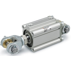 SMC CDQ2A40-50DZ-A93Z-XC89 CQ2D-XC26  Series Double Clevis Width Double Knuckle Width 12.5 mm,16.5 mm,19.5 mm