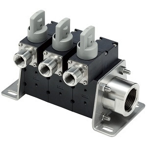 SMC PF3WS05DF-W20-03 PF3WS Series Remote Type Digital Flow Switch Manifold for Water Supply Type