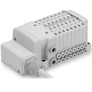 SMC SS0750-02N1N7LD0 S0700 Series Plug-in Type Stacking Base L Kit (Lead Wire) Manifold