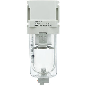 SMC AF40-N04-Z-D Air Filter, AF-D Series, 1/2" NPT, 5 Micron, Polycarbonate Bowl