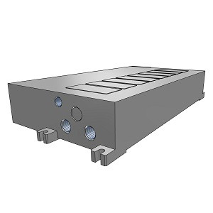 SMC VV5FS2-01CD1-021-02 VFS2000 Series 5 Port Solenoid Valve 5 Port Pilot Operated Solenoid Valve Manifold Specifications Plug-in Type