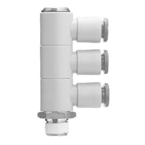SMC KQ2VT13-36N KQ2VT Series Inch Size One-touch Fittings Triple Universal Male Elbow With Sealant