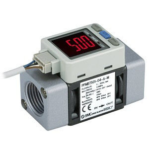 SMC 25A-PFMB7202-N06-BW 25A-PFMB7 Series Compatible With Secondary Batteries 2-Color Display Digital Flow Switch