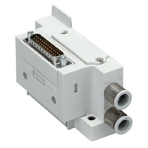 SMC JSY11M-1P-12A2-00 SUP/EXH Block Assembly D-sub Connector/Flat Ribbon Cable For JSY Series