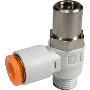 SMC AS3211F-02-12ST AS   1F-T Series Tamper Proof Speed Controller With One-touch Fitting Elbow Type