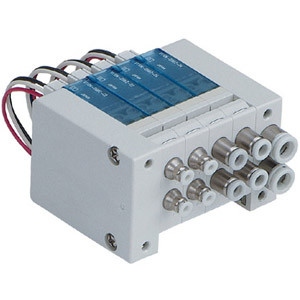 SMC VV100-10-01U1-N3 VV100 Series 3 Port Solenoid Valve Non Plug-in Individual Wiring Manifold