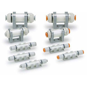 SMC ZFC100-06X17 ZFC Series Air Suction Filter/In-line Type With One-touch Fittings