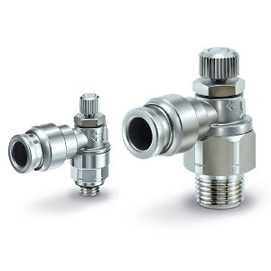 SMC ASG2201-01-08S ASG Series Speed Controller Stainless Steel With One-touch Fitting