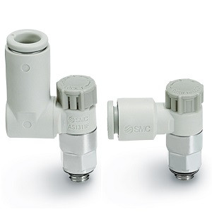 SMC AS1301FM-M5-04A AS-FM/FC Series Speed Controller With One-touch Fittings Elbow Type/Universal Type Push-lock Type Body Size 1