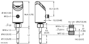 Turck FS101-300L-16-2LI-H1141 ID# 100030875 Turck FS101-300L-16-2LI-H1141 ID# 100030875