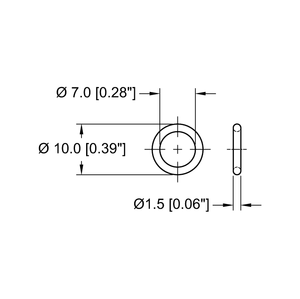 Turck ORING-O7X1.5-M12-(10/BAG) ID# 100024937