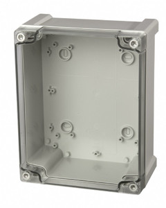 Fibox UL TPC 201610T TEMPO PC enclosure 7.91 x 6.42 x 3.9" , water clear transparent cover, UL