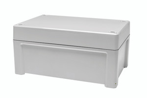 Fibox UL TPCM 191209 TEMPO PC enclosure with knockouts 7.36 x 4.8 x 3.54", opaque cover, UL