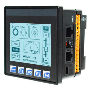 Horner Automation HE-XT1E4-441 XLTe Controller 3.5", 24 DC In, 16 DC Out, 2 Analog In (mA/V), WebMI License unlimited preloaded