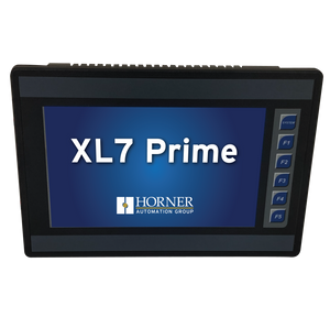 Horner Automation HE-XPW1E3-441 XL7 Prime Controller 7" with Improved Performance, 12 DC In, 12 DC Out, 2 Analog In (mA/V), dual Ethernet, WebMI