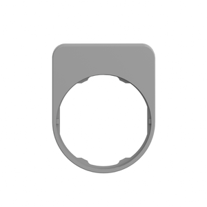 Schneider Electric ZBYFP2101C0 Lgndplate 30X40 1Row-Blnk Label(Blk/Red) Pack of 10