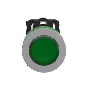 Schneider Electric XB5FW33G5C0 Flush Green Cap Ipb Led 120 1No 1Nc Scr