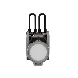 Schneider Electric XB4BW21B5 Metal Push-To-Test Pilot Light 24V White