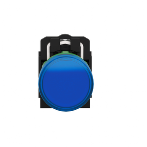 Schneider Electric XB5AVM6 Pilot Light, Complete, 230-240V, Blue