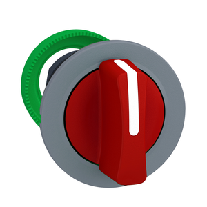 Schneider Electric ZB5FD304C0 Flsmntd Red Sel Sw Head 3Pos Stay Put