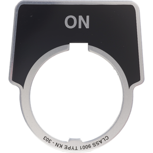 Schneider Electric 9001KN303 Push Button Legend Plate 30Mm T-K