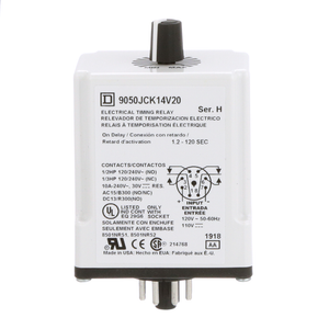 Schneider Electric 9050JCK14V20 Timer Relay 240Vac 10A T-Jck