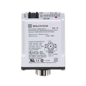 Schneider Electric 9050JCK70V20 Timer Relay 120Vac 10A Type Jck