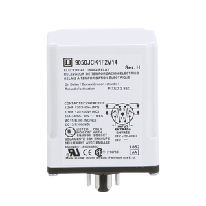 Schneider Electric 9050JCK1F2V14 Timer Relay 240Vac 10A T-Jck Pack of 5